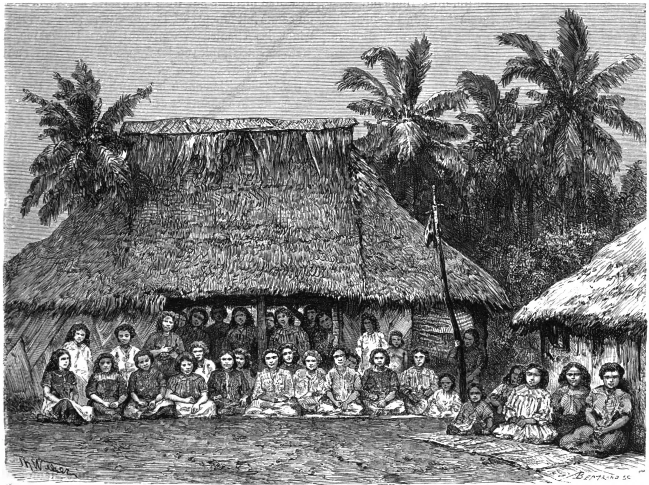 Girls' School at Lano, 1874-75