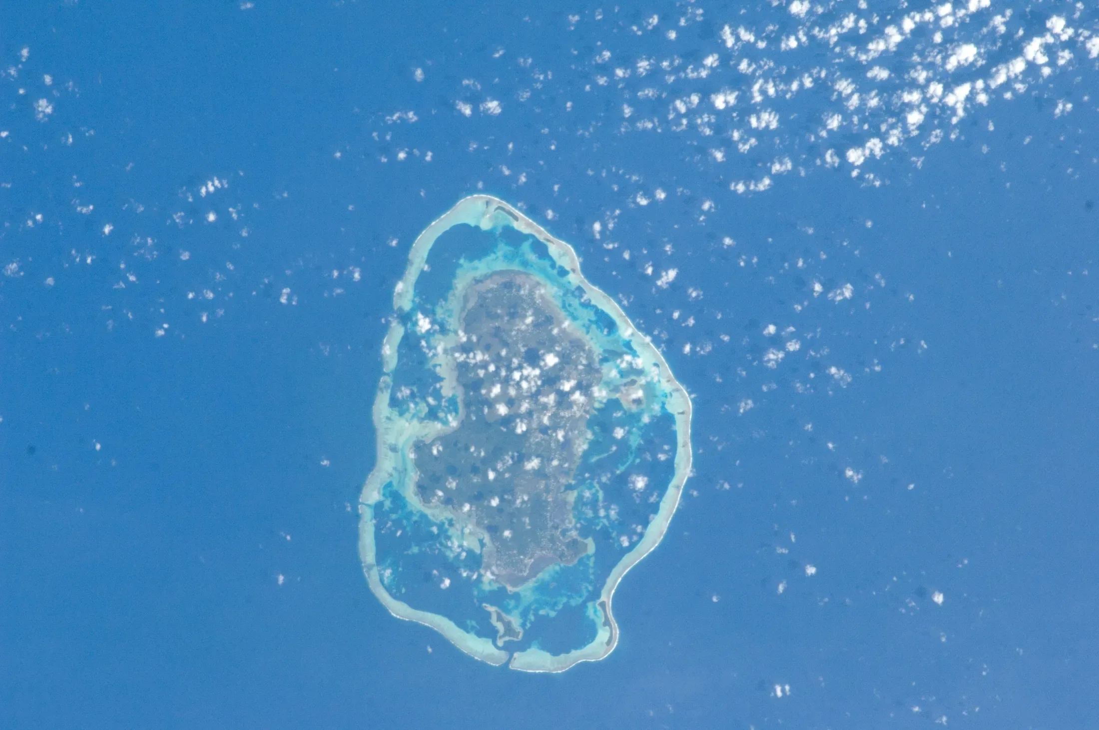 Wallis Islands from the Space Station