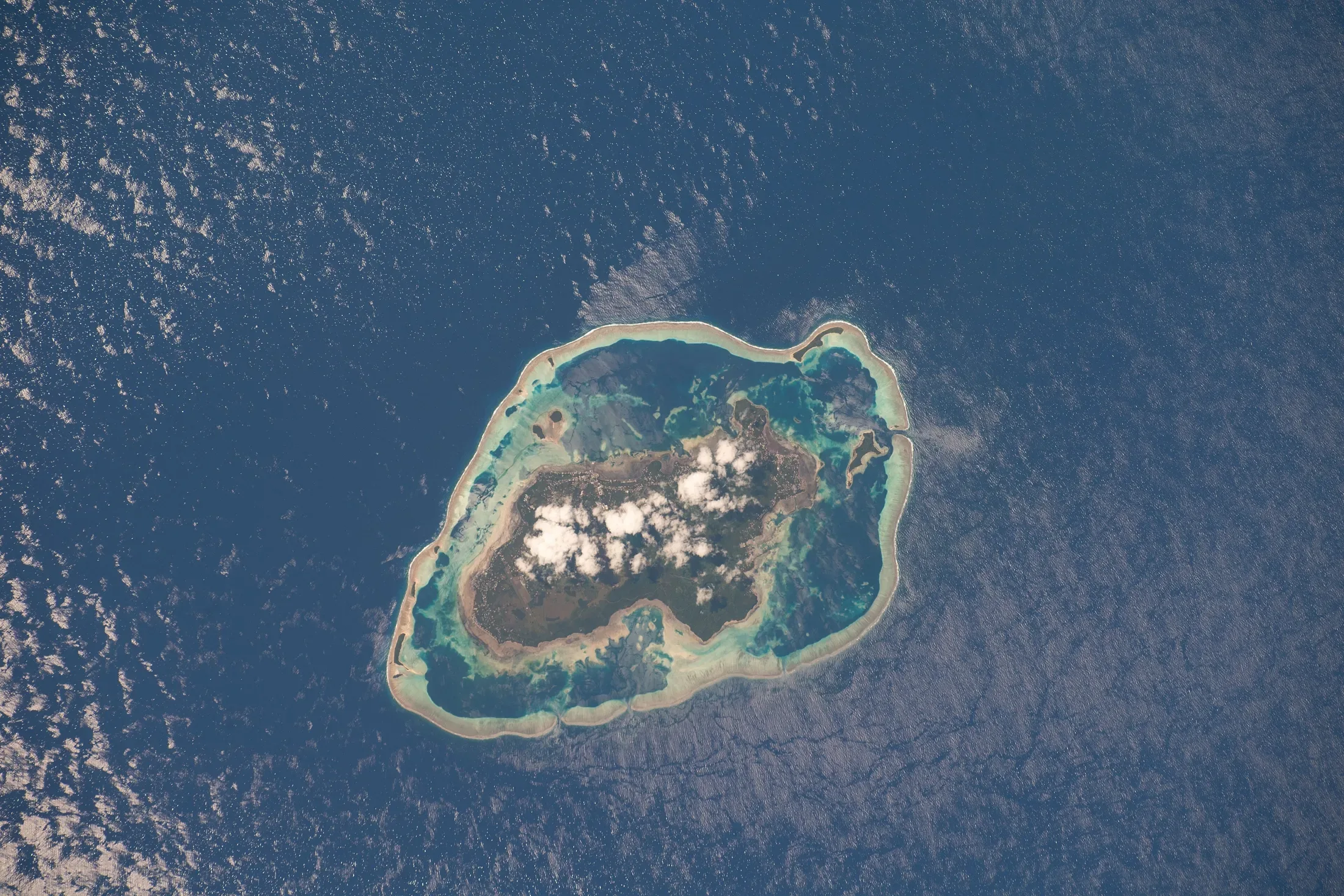 Wallis Island from the Space Station