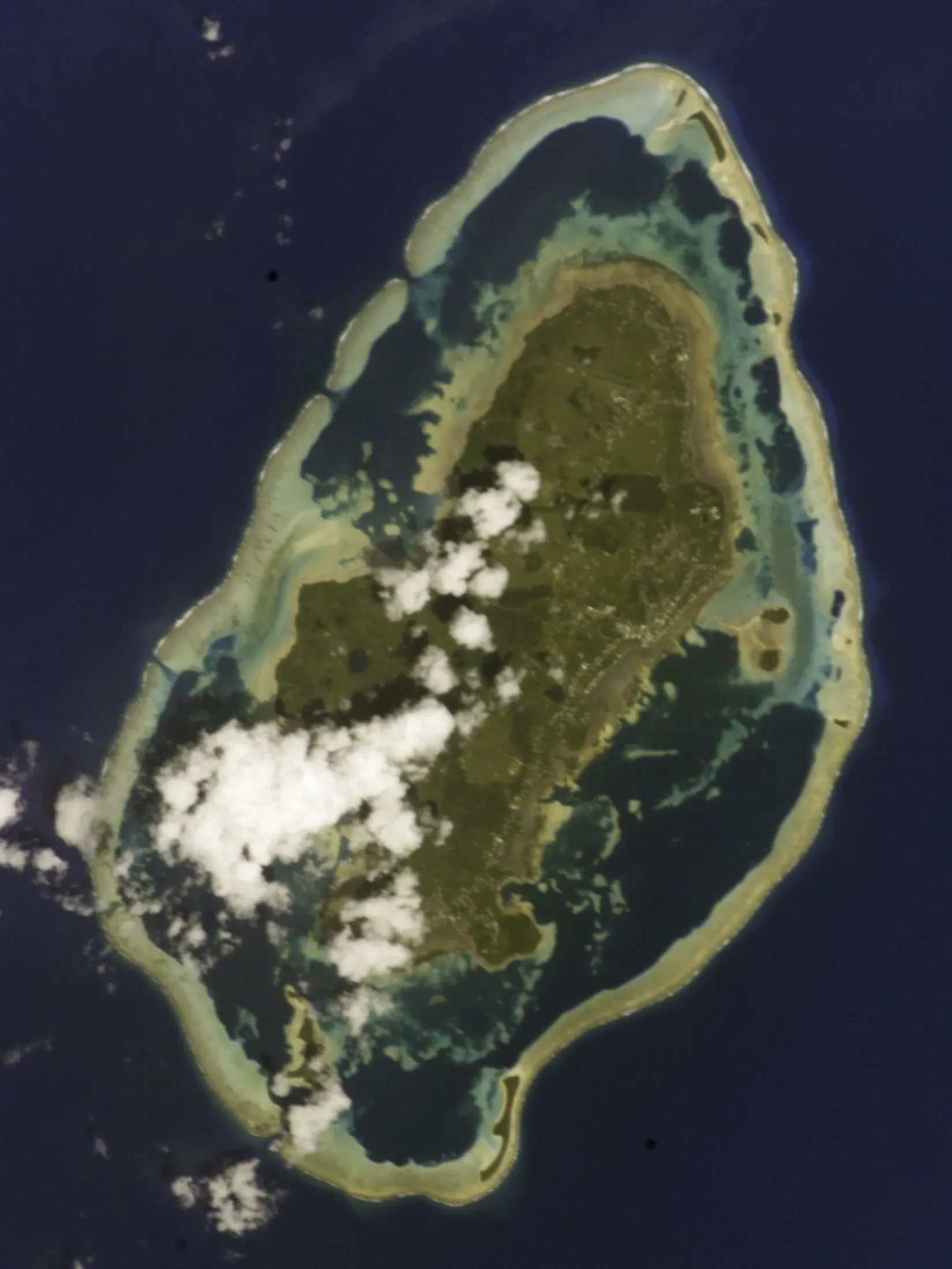 Wallis Island from the Space Station