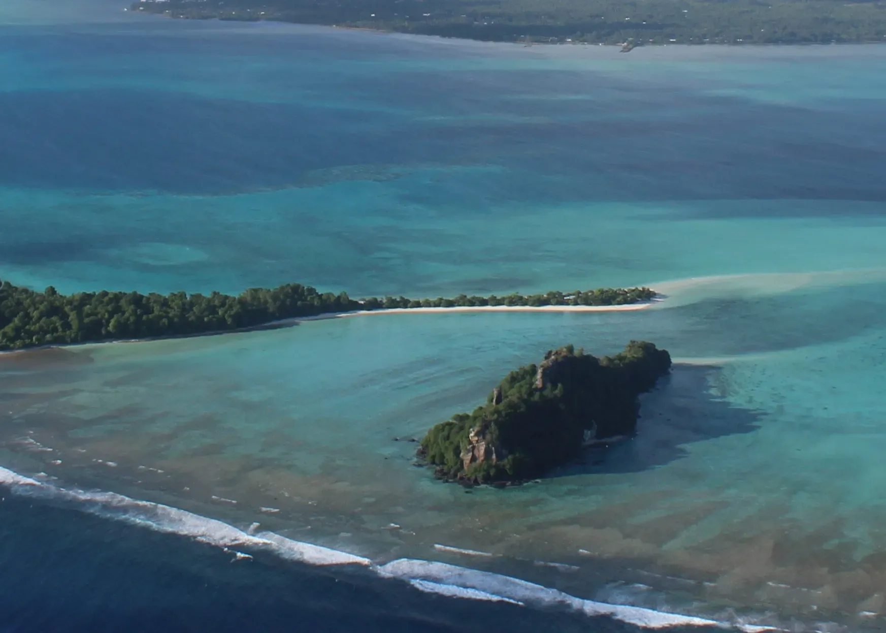 Nukuloa and Nukufotu from the Air